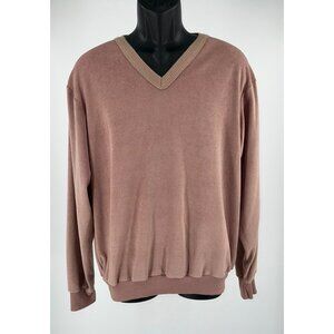 Wrangler Vintage Men's Cotton Brown Sweater L